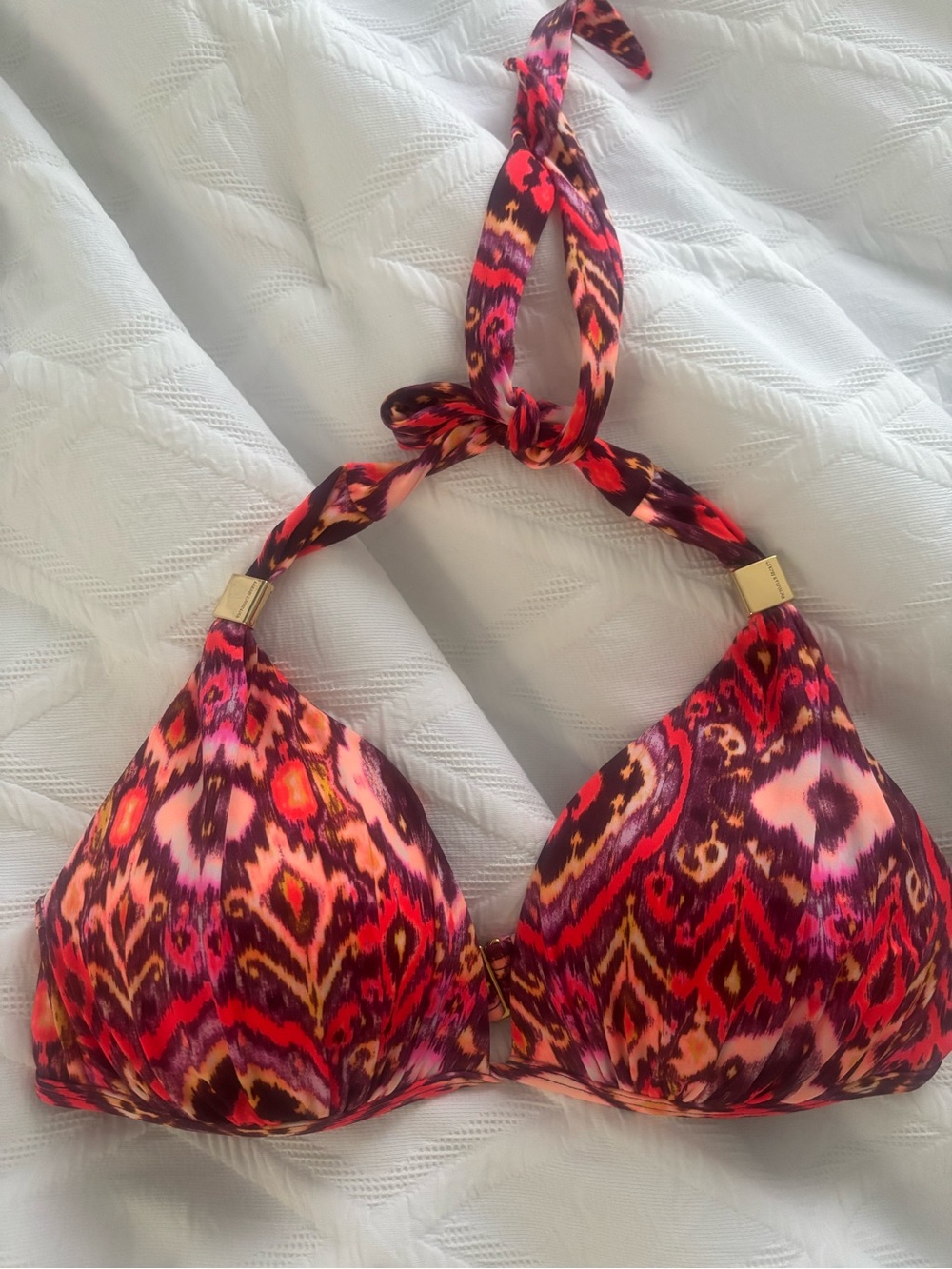 Victoria Secret Halter Bikini Top L